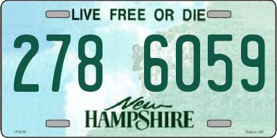NH license plate 2786059