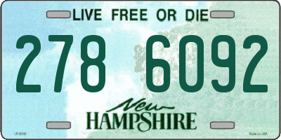 NH license plate 2786092