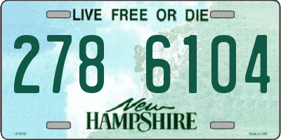 NH license plate 2786104