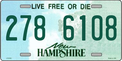 NH license plate 2786108