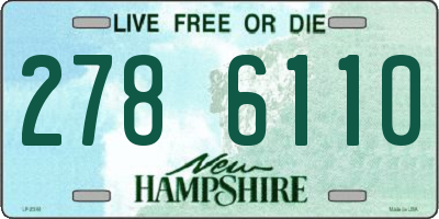 NH license plate 2786110