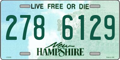 NH license plate 2786129
