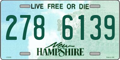NH license plate 2786139