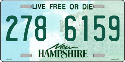 NH license plate 2786159