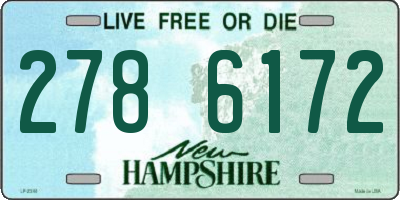 NH license plate 2786172