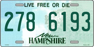 NH license plate 2786193