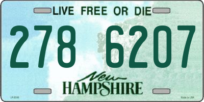 NH license plate 2786207