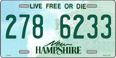 NH license plate 2786233
