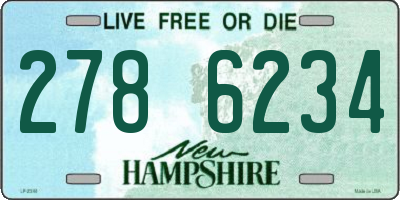 NH license plate 2786234