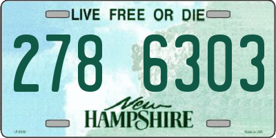 NH license plate 2786303
