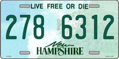 NH license plate 2786312