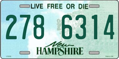 NH license plate 2786314