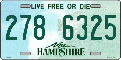 NH license plate 2786325