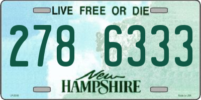 NH license plate 2786333
