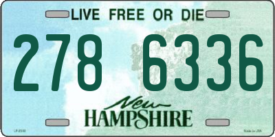 NH license plate 2786336