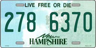 NH license plate 2786370