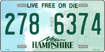 NH license plate 2786374