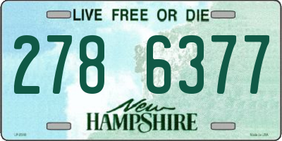 NH license plate 2786377