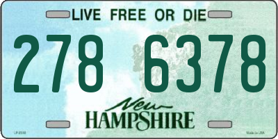 NH license plate 2786378