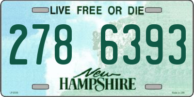 NH license plate 2786393