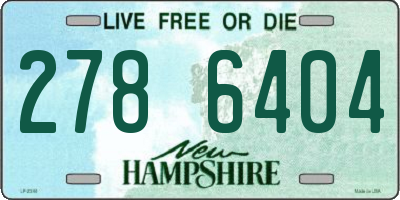 NH license plate 2786404