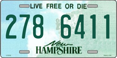 NH license plate 2786411