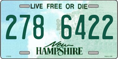 NH license plate 2786422