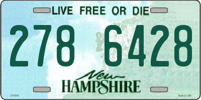 NH license plate 2786428