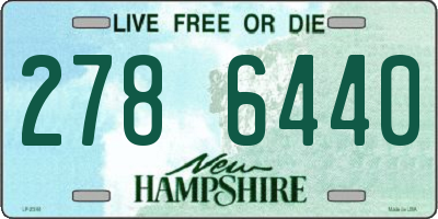 NH license plate 2786440