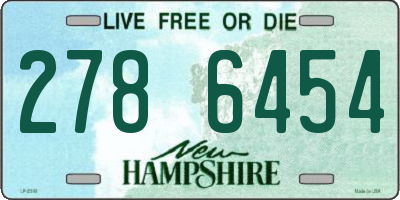 NH license plate 2786454