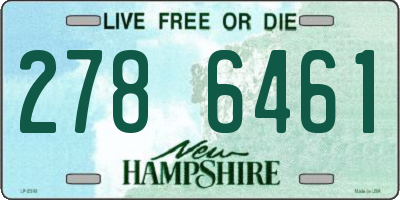 NH license plate 2786461