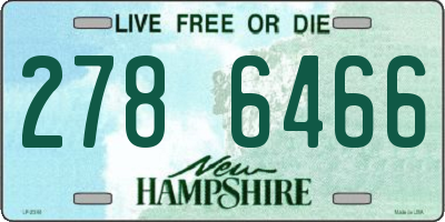 NH license plate 2786466
