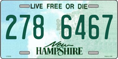NH license plate 2786467
