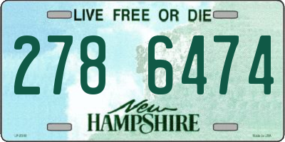 NH license plate 2786474