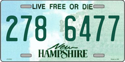 NH license plate 2786477