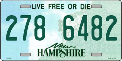 NH license plate 2786482