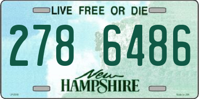 NH license plate 2786486