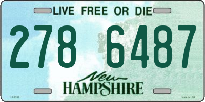 NH license plate 2786487