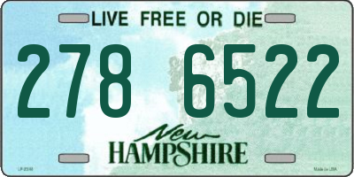 NH license plate 2786522