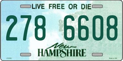 NH license plate 2786608