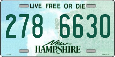 NH license plate 2786630