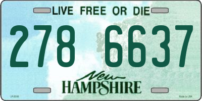 NH license plate 2786637