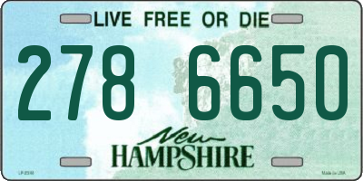NH license plate 2786650