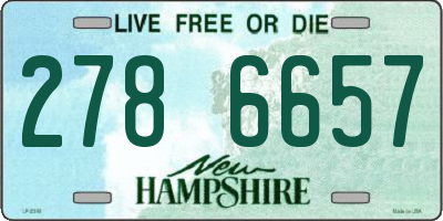 NH license plate 2786657
