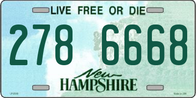 NH license plate 2786668