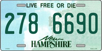 NH license plate 2786690