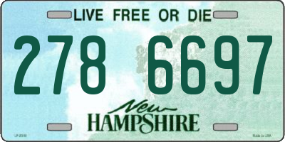 NH license plate 2786697