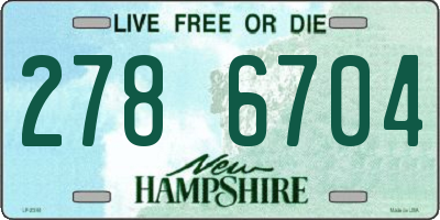 NH license plate 2786704