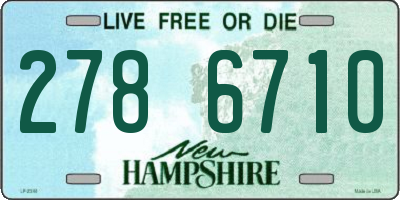 NH license plate 2786710