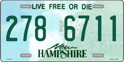 NH license plate 2786711